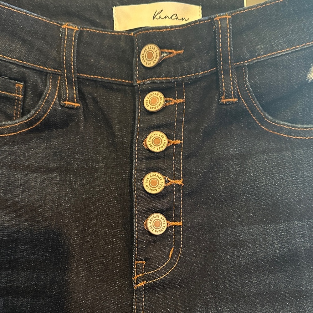KanCan High Rise Super Skinny Midnight Indigo Jeans Size 7 (27)